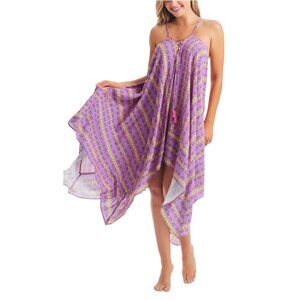 NWT Jessica Simpson Women Shine Bright Lace Dress Swim Cover Up Size M $90 8B592